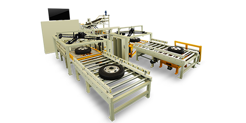 全自動(dòng)車輪雙線生產(chǎn)流水線平衡機(jī)