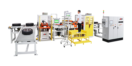 車輪總成全自動(dòng)平衡流水線