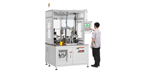 磁鋼轉(zhuǎn)子兩工位全自動平衡機對接桁架